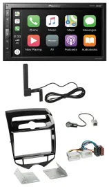 Pioneer USB 2DIN Bluetooth DAB MP3 Autoradio für Hyundai ix20 ab 10 autom. Klima