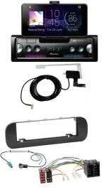 Автомагнитола для Fiat Panda Pioneer DAB Bluetooth MP3 USB, чёрная