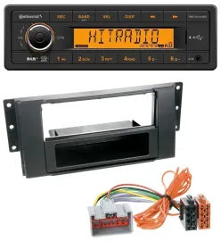 Автомагнитола для Land Rover Freelander 2011–2012 Continental 1DIN, DAB, MP3, AUX, USB