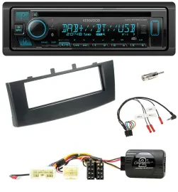 Kenwood Bluetooth DAB CD Lenkrad USB Autoradio für Mitsubishi Colt 2008-2012