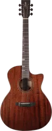 Акустическая гитара Tyma HG-350M Grand Auditorium Cutaway Mahogany Natural с чехлом