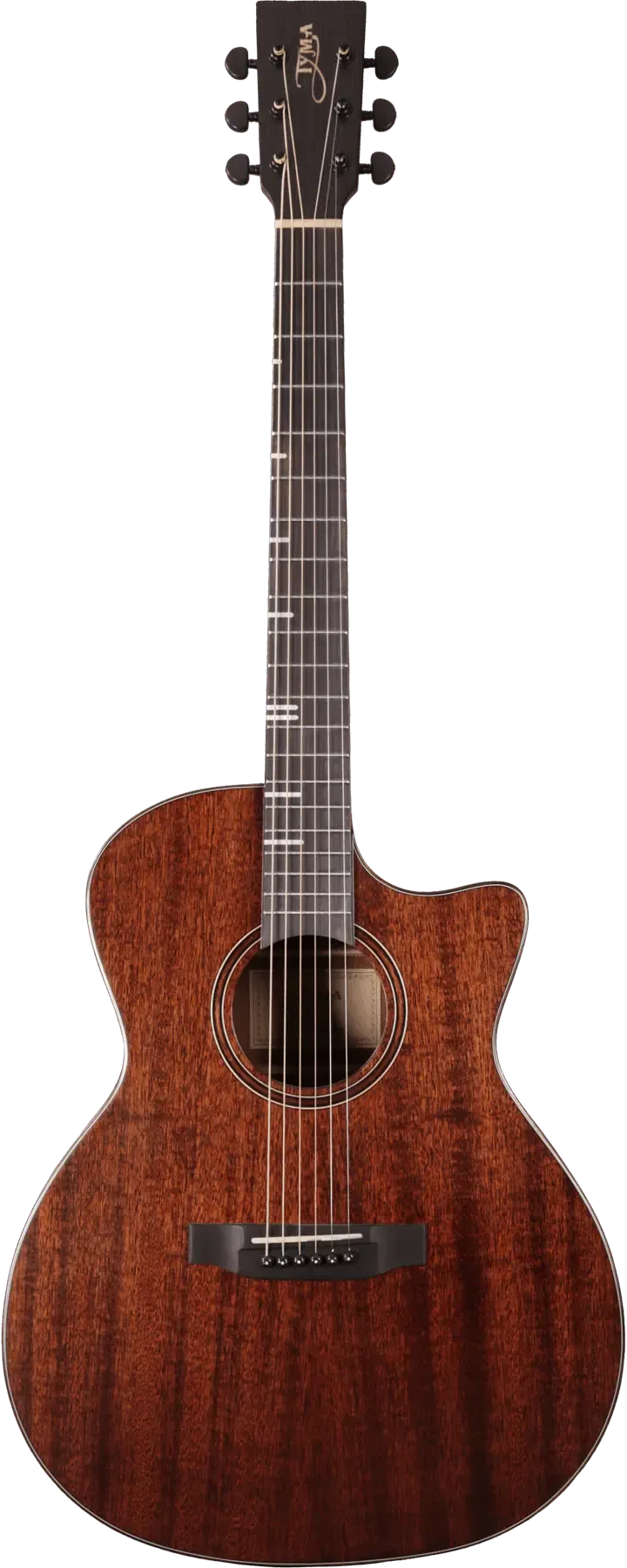 Акустическая гитара Tyma HG-350M Grand Auditorium Cutaway Mahogany Natural с чехлом
