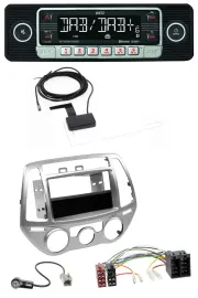 Dietz DAB Bluetooth USB MP3 Autoradio für Hyundai i20 (12-14) man. Klima