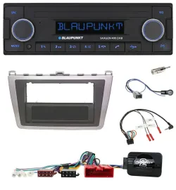 Blaupunkt DAB USB Bluetooth Lenkrad Autoradio für Mazda 6 08-12 silber schwarz
