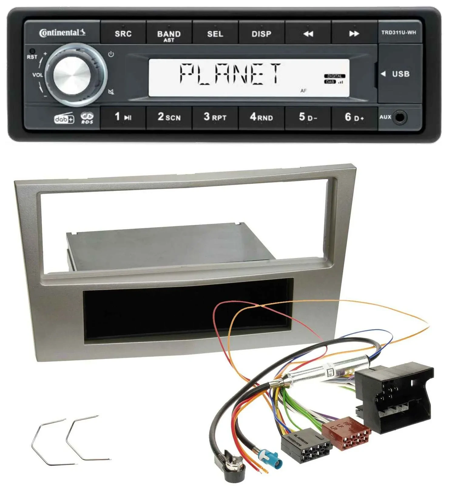 Continental MP3 AUX USB DAB 1DIN Autoradio für Opel Zafira B Astra H Corsa D ab
