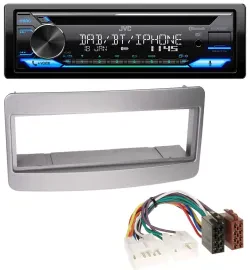 JVC Bluetooth MP3 USB DAB CD Autoradio für Toyota Celica MR2 dunkelsilber