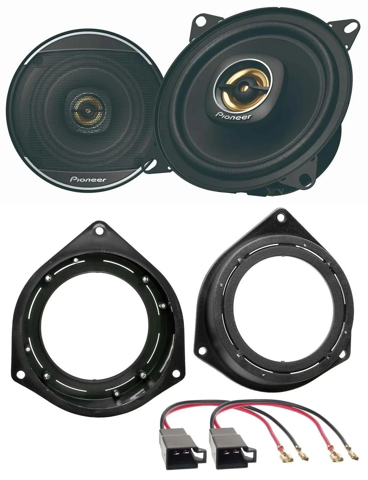 Pioneer 230Watt 10cm 2-Wege Lautsprecher für Opel Astra Corsa Ablage Heck Hecktü