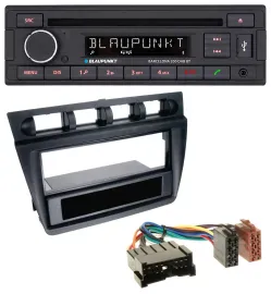 Автомагнитола Blaupunkt USB, DAB, CD, Bluetooth, MP3 для Kia Picanto (с 2006), черный