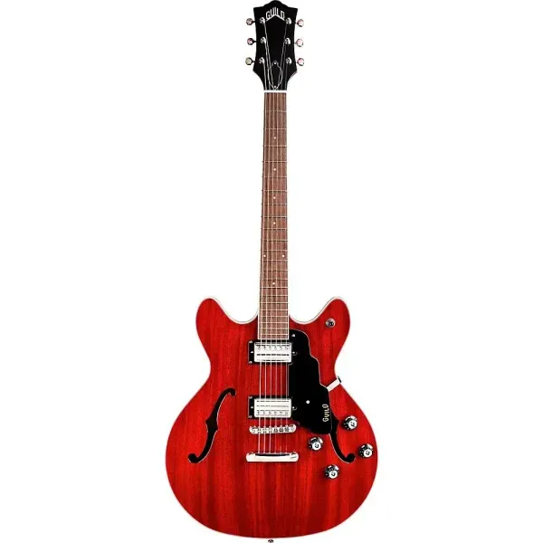 Электрогитара полуакустическая Guild Starfire I DC Semi-Hollow Cherry Red