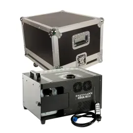 Генератор дыма lightmaXX Vertical Fog 3.0 3100W, вертикальный, выброс 15 м, DMX, RGB LED (набор), с жидкостью 3.8 л, с кейсом
