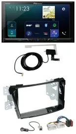 Pioneer 2DIN DAB USB MP3 Bluetooth Autoradio für Hyundai i40 VF ab 11 Klavierlac