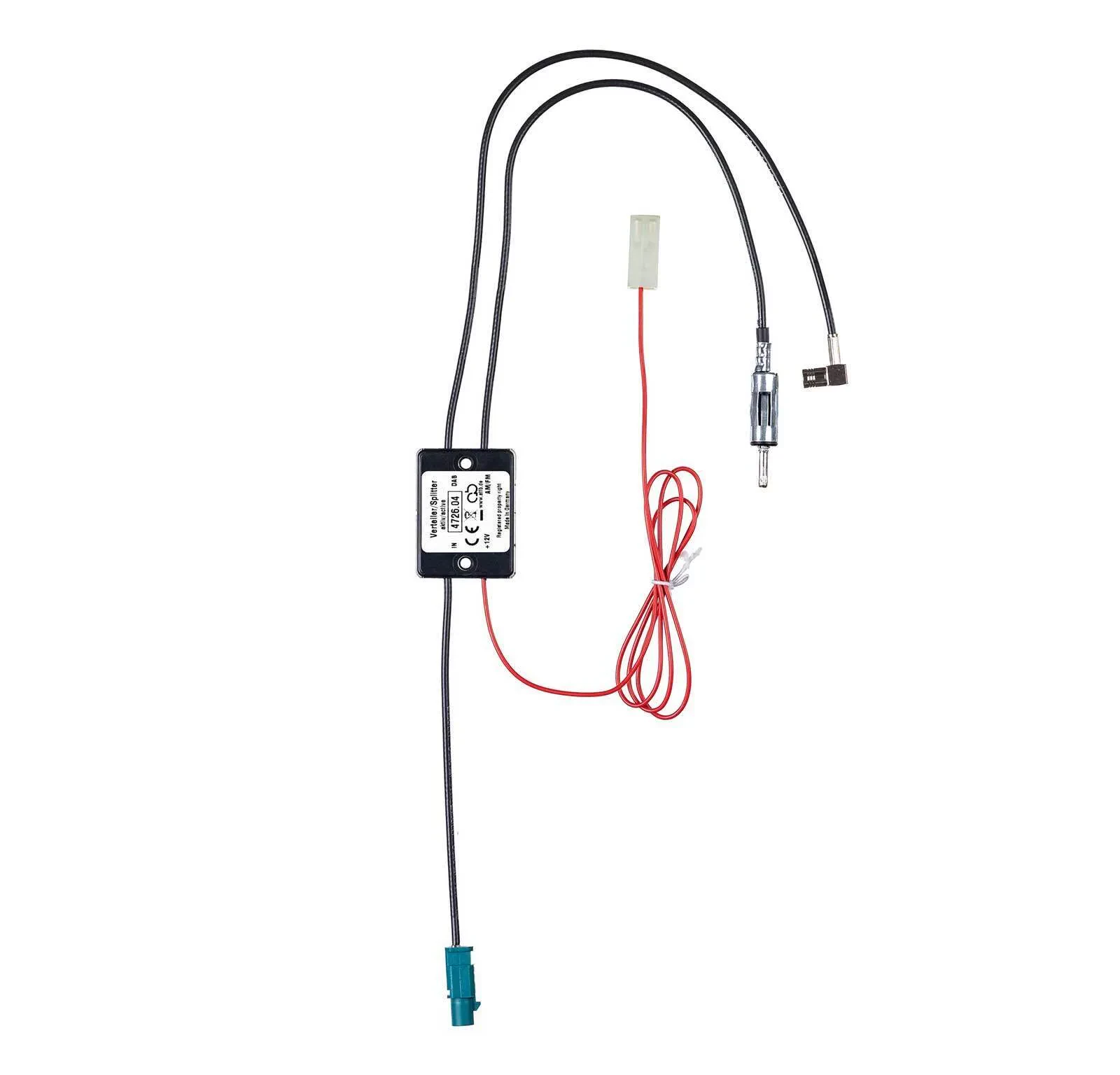 Antenne Bad Blankenburg DAB FM Aktivsplitter Frequenzweiche FAKRA DIN SMB 4726.0