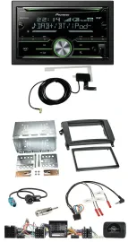 Pioneer CD USB Lenkrad Bluetooth 2DIN DAB Autoradio für Mercedes A- B-Klasse W16