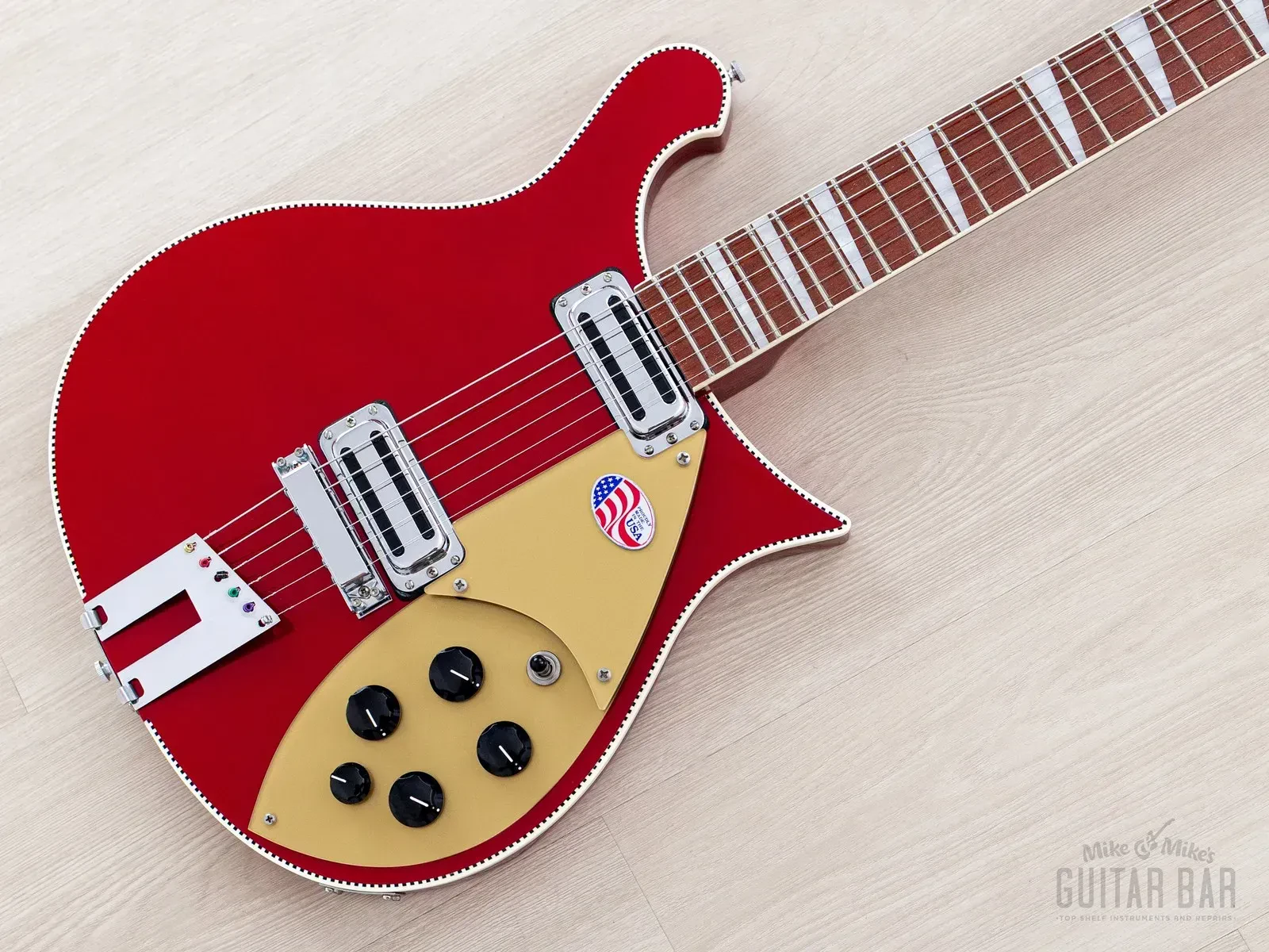 2016 Rickenbacker 660 Ruby, Mint w/ Toaster Pickups, Paperwork, Case