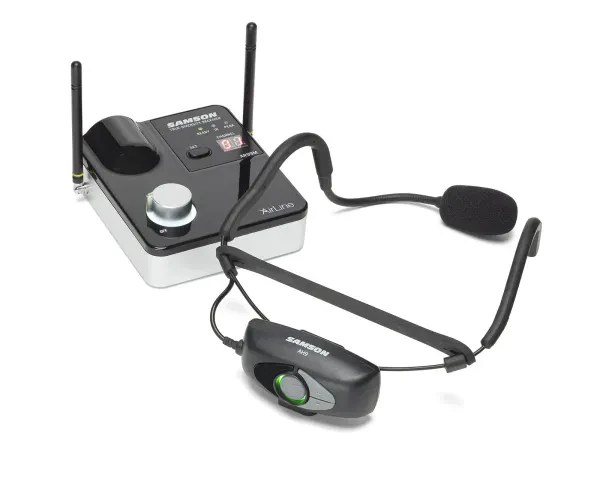 Samson AIRLINE 99M Wireless Rechargeable Headset for Yoga Spin Pilates - K Band