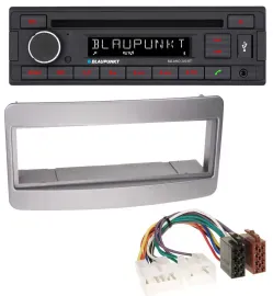 Blaupunkt MP3 USB CD Bluetooth AUX Autoradio für Toyota Celica MR2 dunkelsilber