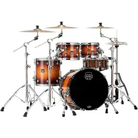 Mapex Saturn Evolution Fusion Maple 4-Piece Shell Pack w/20" Bass Exotic Sunbrst