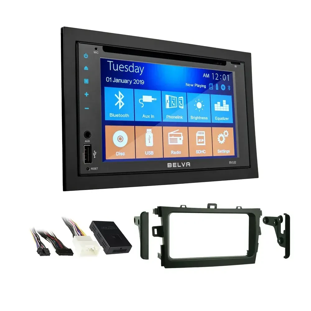 2009-2011 Toyota Corolla Double DIN Radio Upgrade (For Amp) | Belva