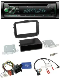 Автомагнитола Pioneer CD/USB/MP3, DAB, поддержка кнопок на руле, для Alfa Romeo Giulietta 2013–2021, ISO