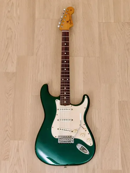 Электрогитара Fender American Vintage '62 Stratocaster Partscaster SSS Sherwood Green w/case USA 2000