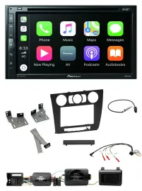 Pioneer DVD 2DIN Lenkrad DAB Bluetooth USB Autoradio für BMW 1er PDC man. Klima