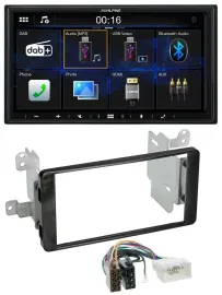 Alpine Bluetooth 2DIN MP3 DAB USB Autoradio für Mitsubishi Outlander ab 2012