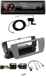 Pioneer MP3 Lenkrad CD DAB USB Autoradio für Seat Ibiza conemaragrau