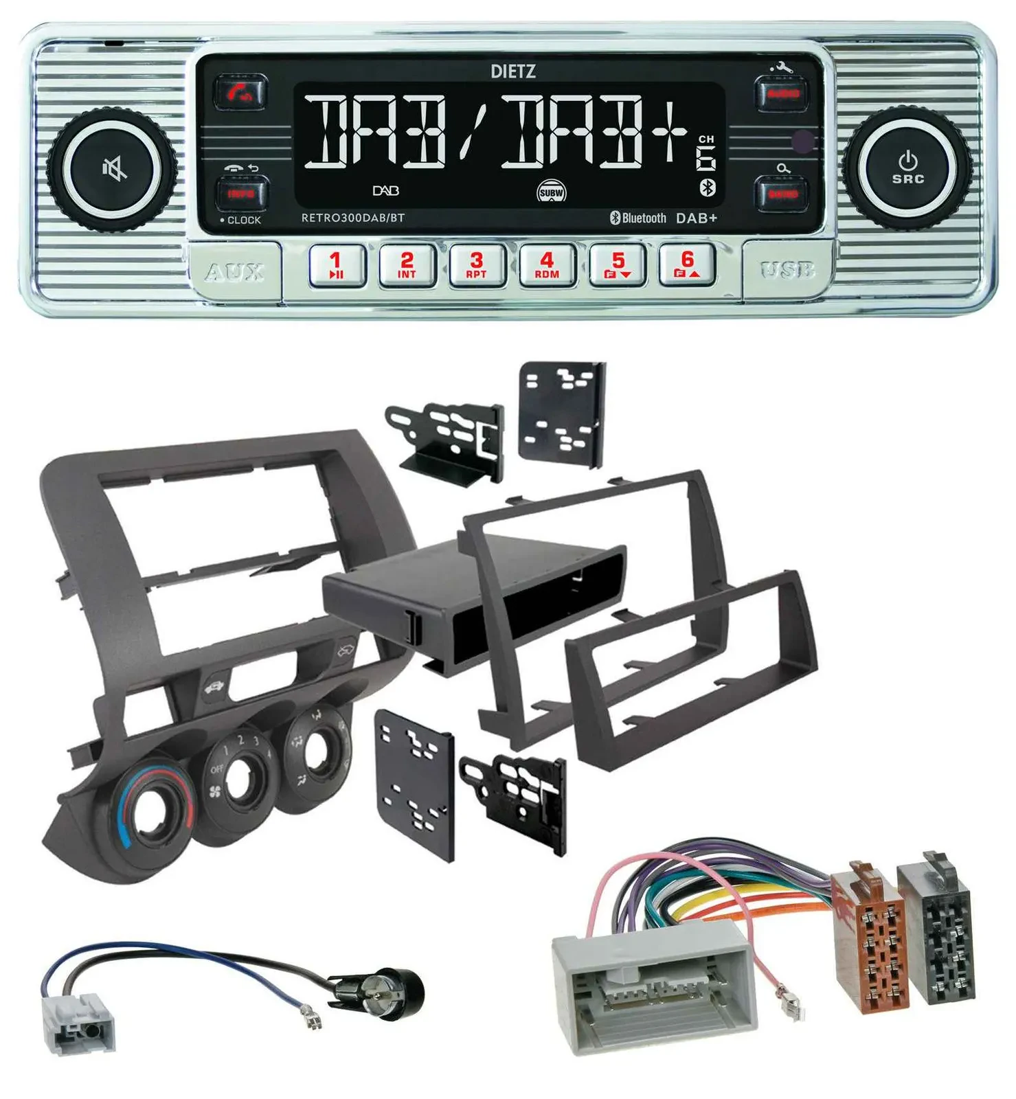 Dietz Bluetooth MP3 DAB USB Autoradio für Honda Fit 06-07 nur US-Importe