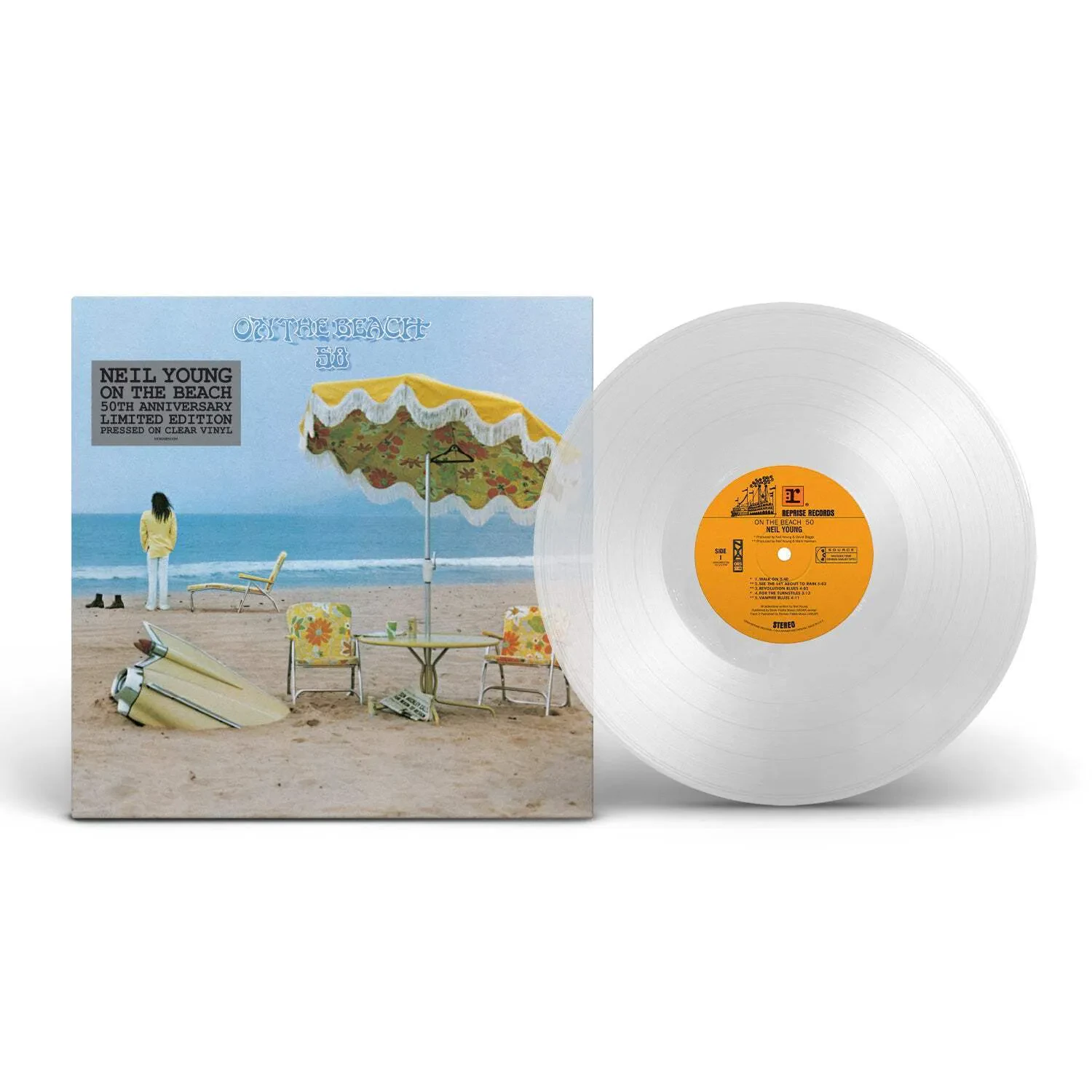 Neil Young - On The Beach [Clear Vinyl] NEW Vinyl