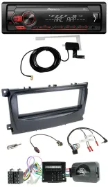 Автомагнитола Pioneer 1-DIN USB DAB MP3 для Ford Mondeo/S-Max 2007–2014 (CAN-Bus, поддержка кнопок на руле)