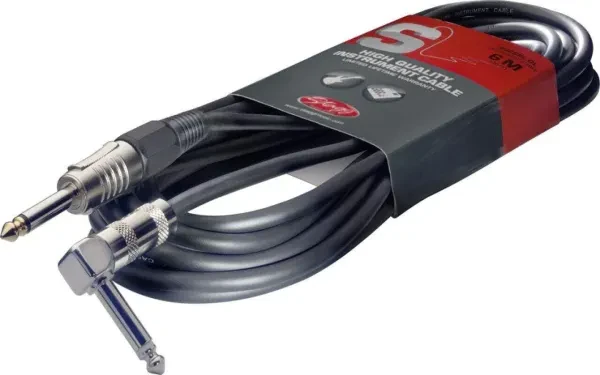 Инструментальный кабель Stagg SGC10PL DL Black 10 м