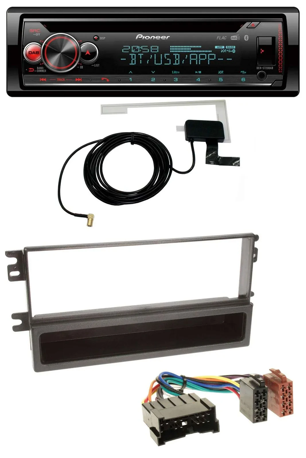 Автомагнитола Pioneer DAB, CD, MP3, USB, Bluetooth для Kia Shuma 2 / Sephia II / Mentor