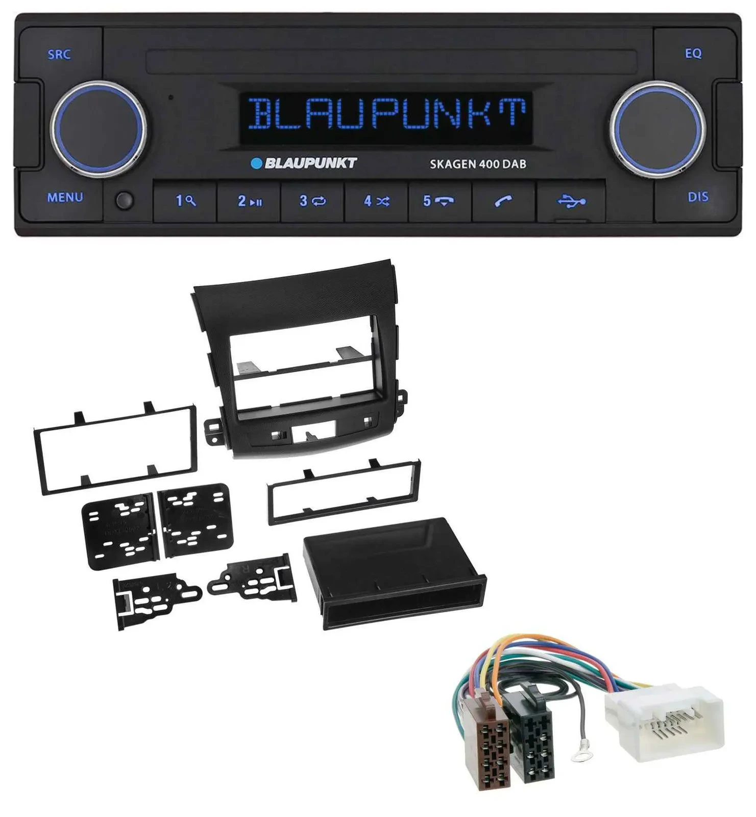 Blaupunkt DAB USB Bluetooth MP3 Autoradio für Citroen C-Crosser Mitsubishi Outla