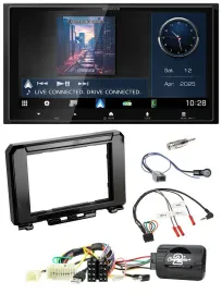 Kenwood Bluetooth 2DIN USB DAB Lenkrad Autoradio für Suzuki Jimmny GJ ab 2018