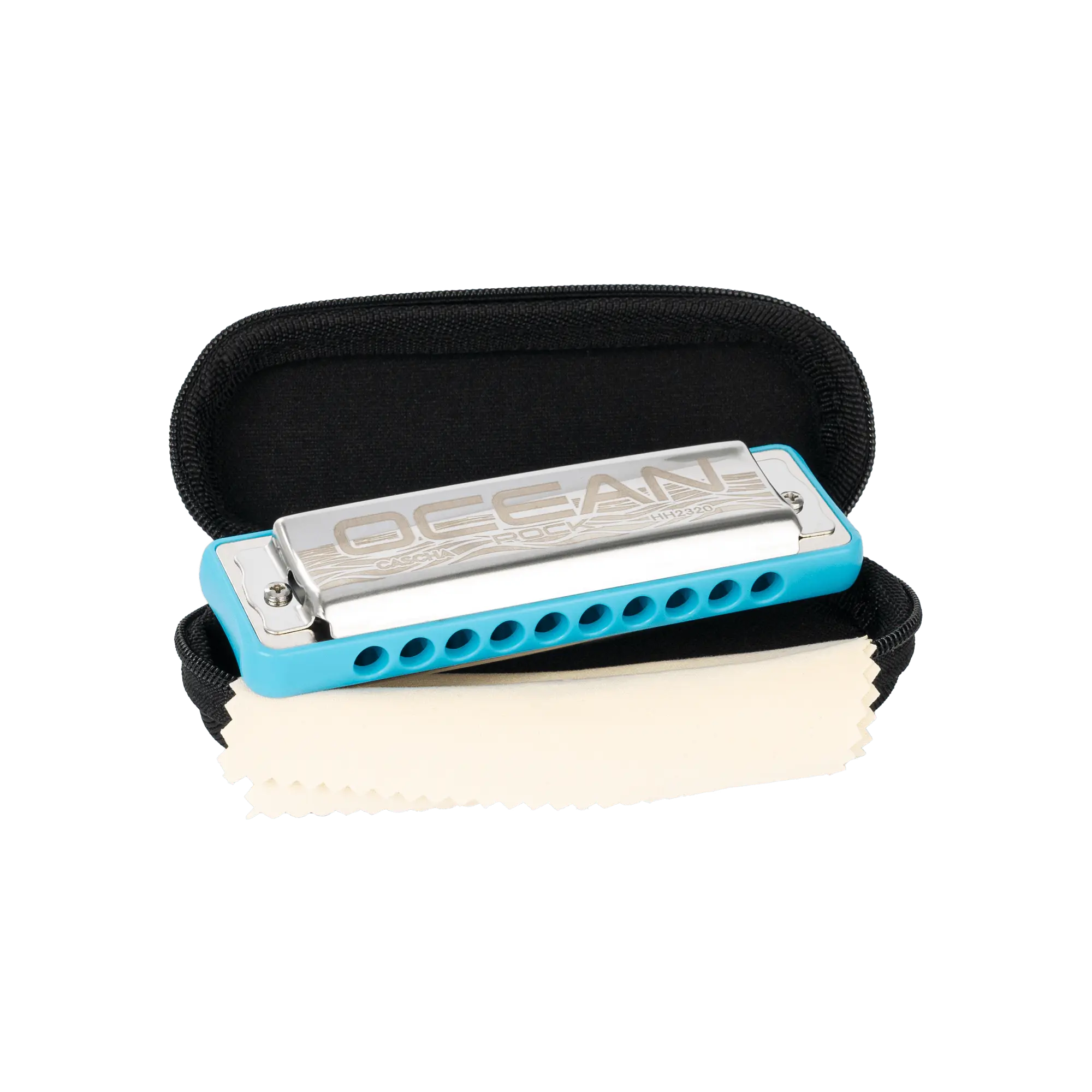 Губная гармошка Cascha HH-2326 Ocean Rock Blues Bb, синяя