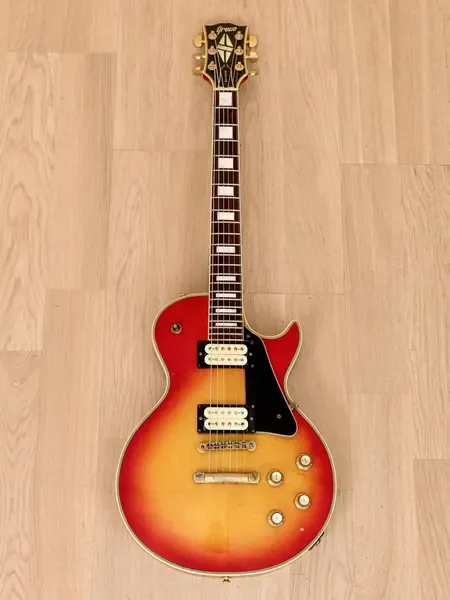 Электрогитара Greco EG800C Custom HH Cherry Sunburst Japan 1979