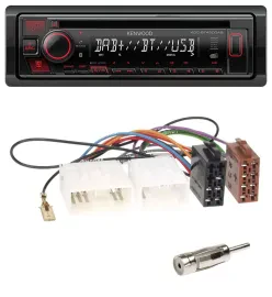Kenwood MP3 CD USB Bluetooth DAB Autoradio für Mazda MPV (1988-1999)