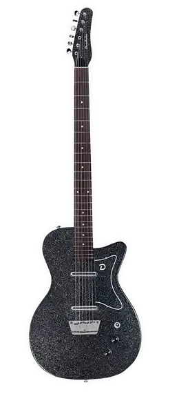 Электрогитара Danelectro Baritone Black Metalflake