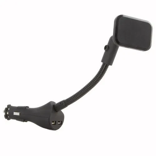 Universal Car Magnetic Phone Holder Mount with Dual USB Charger for Cell Phones