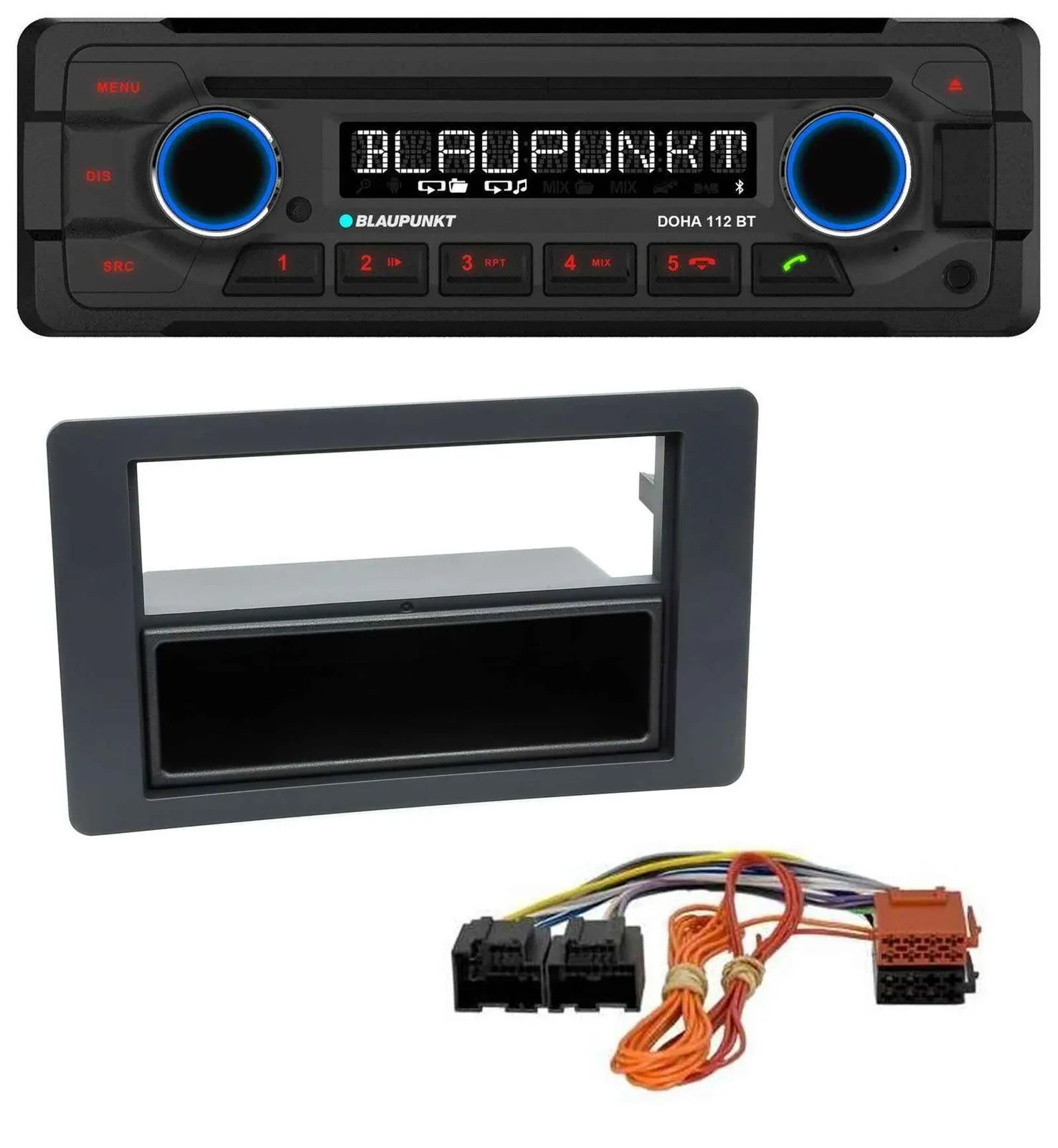 Blaupunkt AUX MP3 CD Bluetooth USB Autoradio für Saab 9.5 (ab 2005)