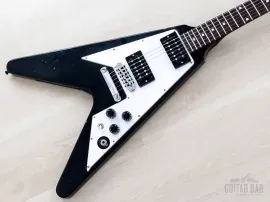 Gibson Custom Shop Kirk Hammett 1979 Flying V Murphy Lab Aged Ebony