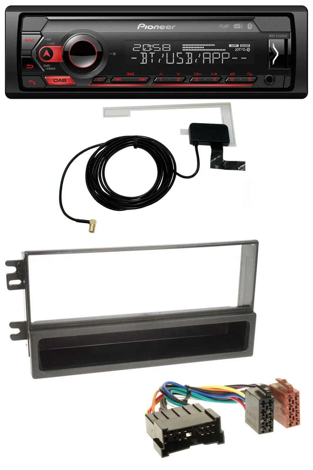 Автомагнитола для Kia Sorento (2002–2006) Pioneer DAB, USB, MP3, Bluetooth