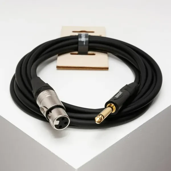 Коммутационный кабель SHNOOR IC124-XFJM-6m Black 6 м