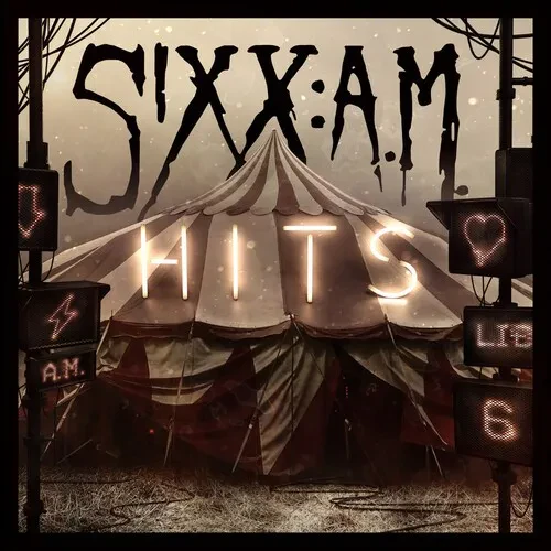 Виниловая пластинка Sixx:a.M. - HITS (Translucent Red with Black Smoke Vinyl) [New Vinyl LP] Black,