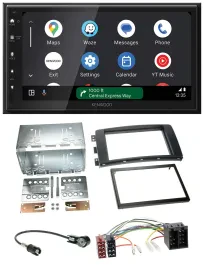 Kenwood DAB Bluetooth USB MP3 2DIN Autoradio für Smart ForFour 04-06 ForTwo 07-1