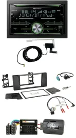 Автомагнитола Pioneer 2DIN, CD/USB, Bluetooth, DAB, для BMW 5 Series E39 (2001–2004), поддержка кнопок на руле