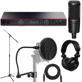 Focusrite Scarlett 18i20 4th Gen USB Audio Interface with Software Suite, Bundle