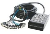 XSNC1204-30 Сценическая коммутационная коробка, 12хXLR входов + 4хXLR выхода, 30м, Superfix