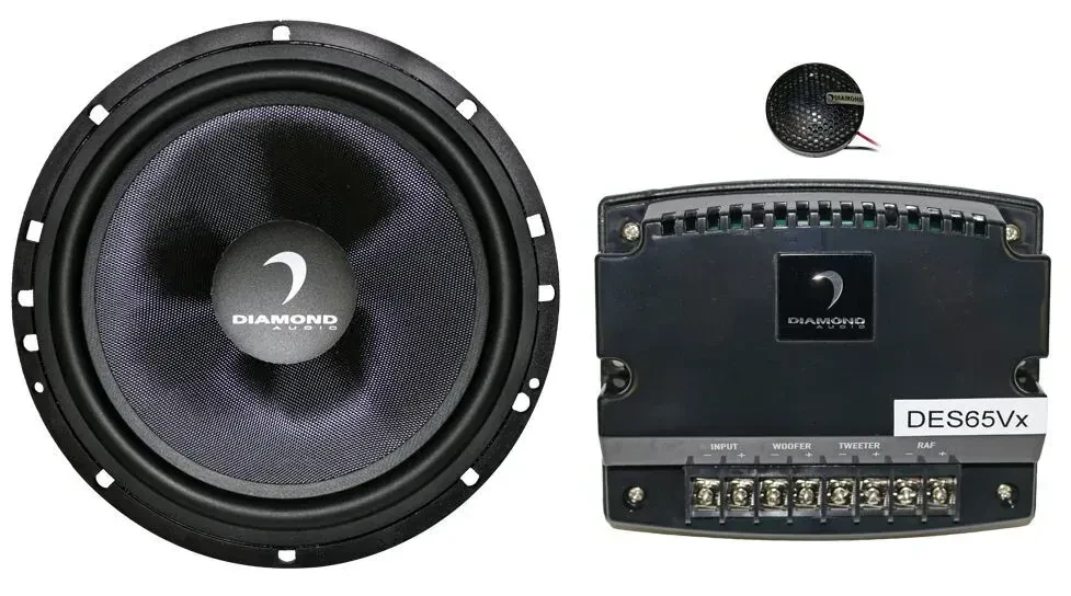 Автомобильные динамики Diamond Audio DES65C 6.5" 2-полосная компонентная система, 60W