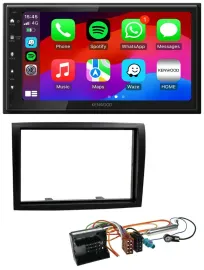 Автомагнитола Kenwood 2 DIN, MP3, USB, DAB, Bluetooth, для Citroen Jumper (2006–2011), черная